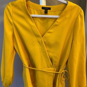 Crossover peplum top